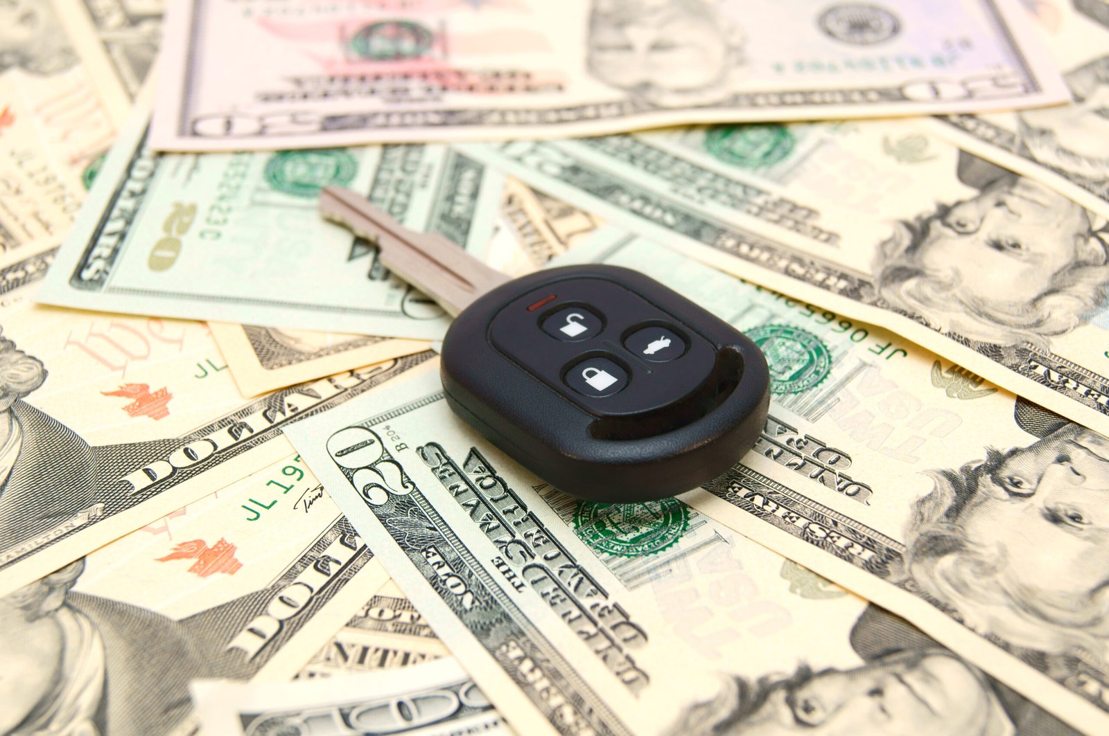 Llave sobre dolares